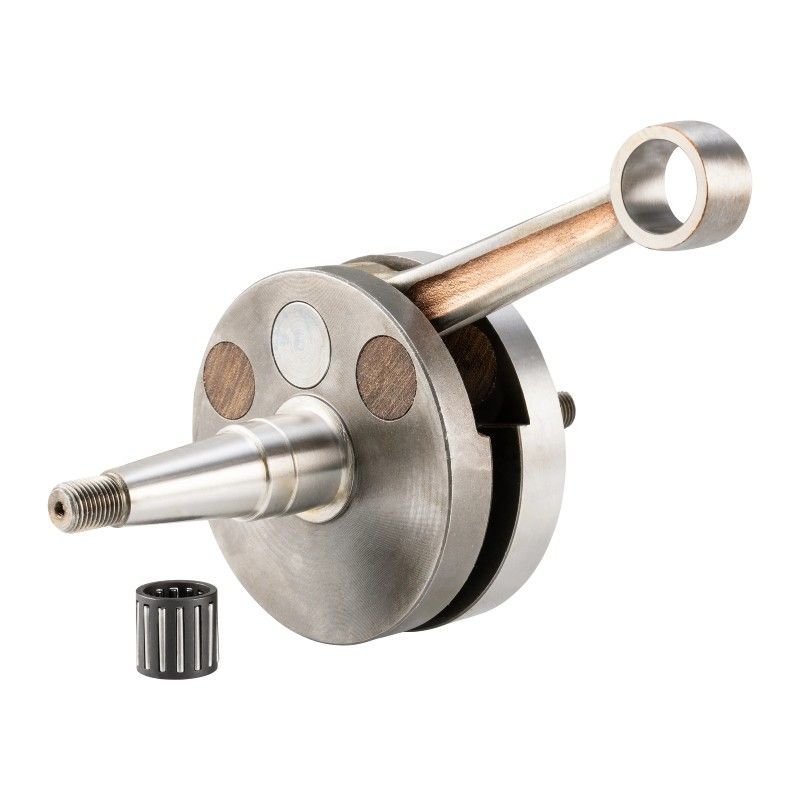 Crankshaft MAZZUCCHELLI AMT 166VT for Vespa PE 200 Round flywheels - Stroke 57 mm - Bearing 25 - Int. connecting rod. 110 NEW MA