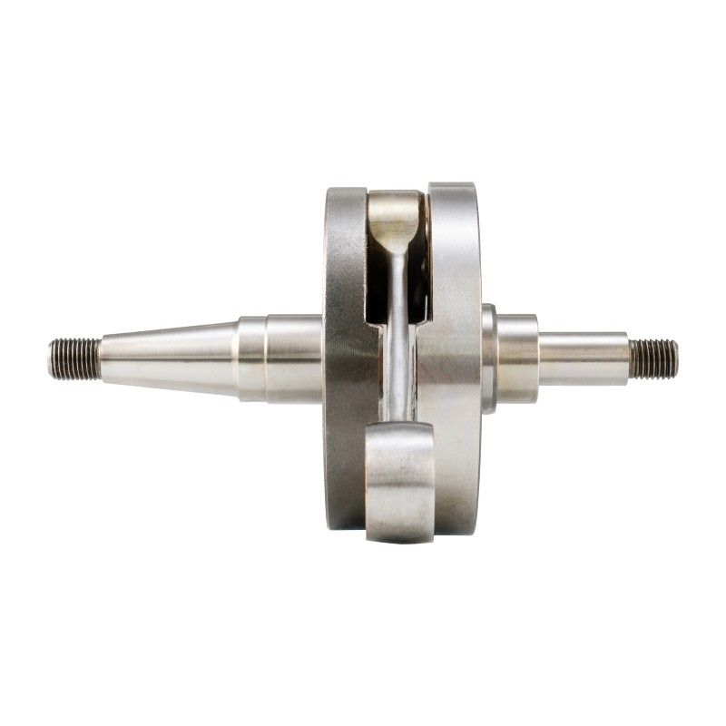 Albero motore MAZZUCCHELLI AMT 166VT per Vespa PE 200  Volani tondi - Corsa 57 mm - Cuscinetto 25 - Biella int. 110  NUOVA MAZZU