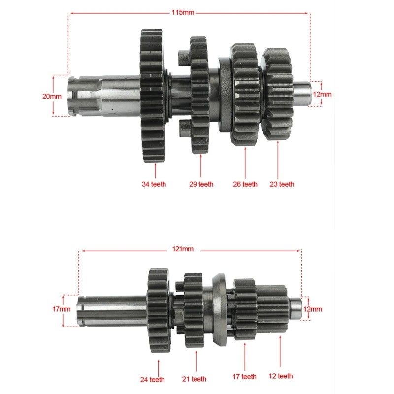 Complete Engine Transmission GPX / ZONGSHEN 110 / 125  AVO - 4