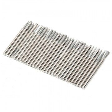 FRESE DIAMANTATE GAMBO 3,00 mm PUNTE LAVORAZIONI DREMEL MINI TRAPANO FRESINO - 30 pz  AVO - 4