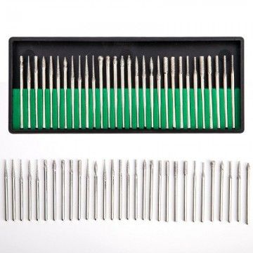FRESE DIAMANTATE GAMBO 3,00 mm PUNTE LAVORAZIONI DREMEL MINI TRAPANO FRESINO - 30 pz  AVO - 11