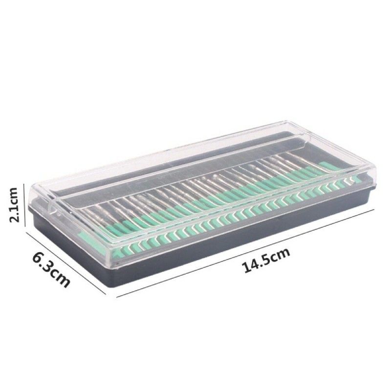 FRESE DIAMANTATE GAMBO 3,00 mm PUNTE LAVORAZIONI DREMEL MINI TRAPANO FRESINO - 30 pz  AVO - 13