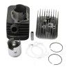 65cc Cylinder Kit, 10 pin, 43 mm diam., complete with head for Piaggio Ciao, Sì, Bravo, Boxer, Boss, and Grillo


