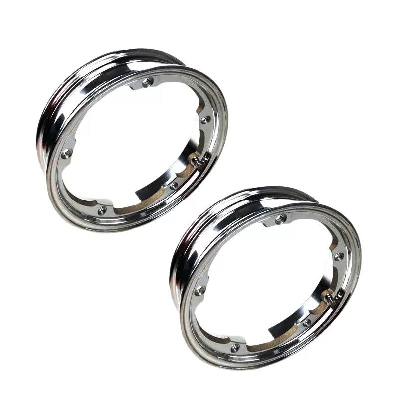 Pair of VMC 2.10 - 10 Tubeless Alloy Wheels, Silver, for Vespa  VMC RACING - 1
