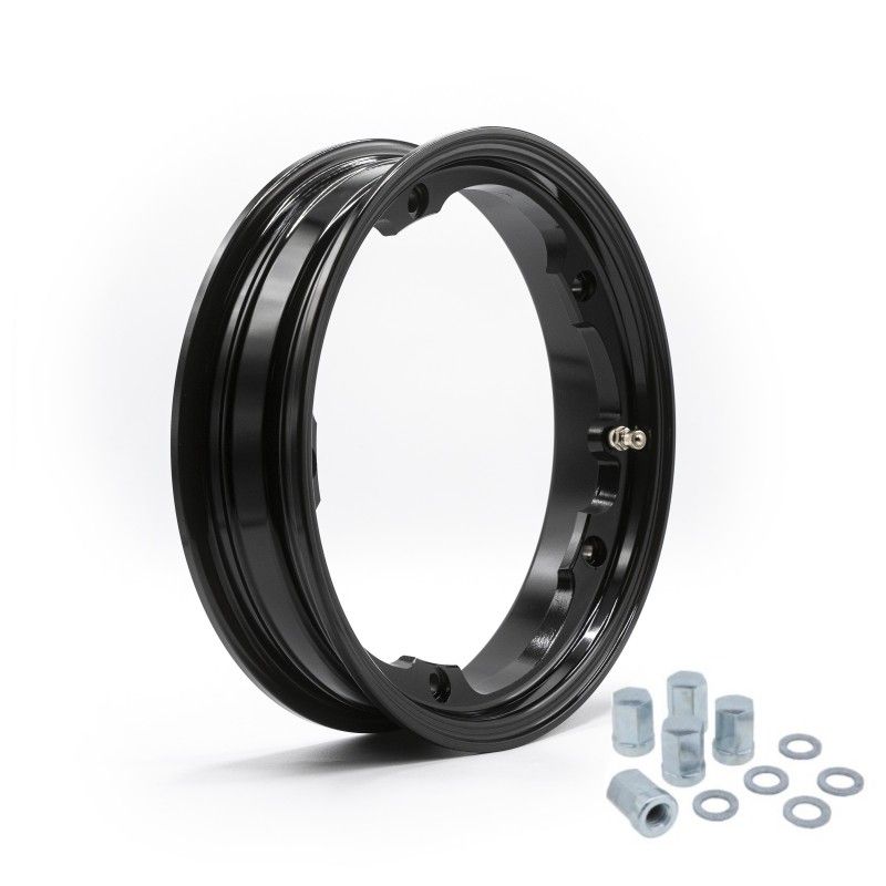 VMC 2.10 - 10 Tubeless Alloy Wheel Gloss Black for Vespa  VMC RACING - 1