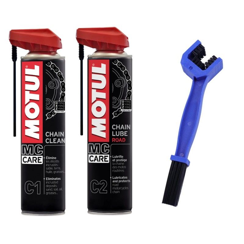 Chain Cleaning and Lubricant Kit for MiniGP Pitbikes - Road  MOTUL - 1