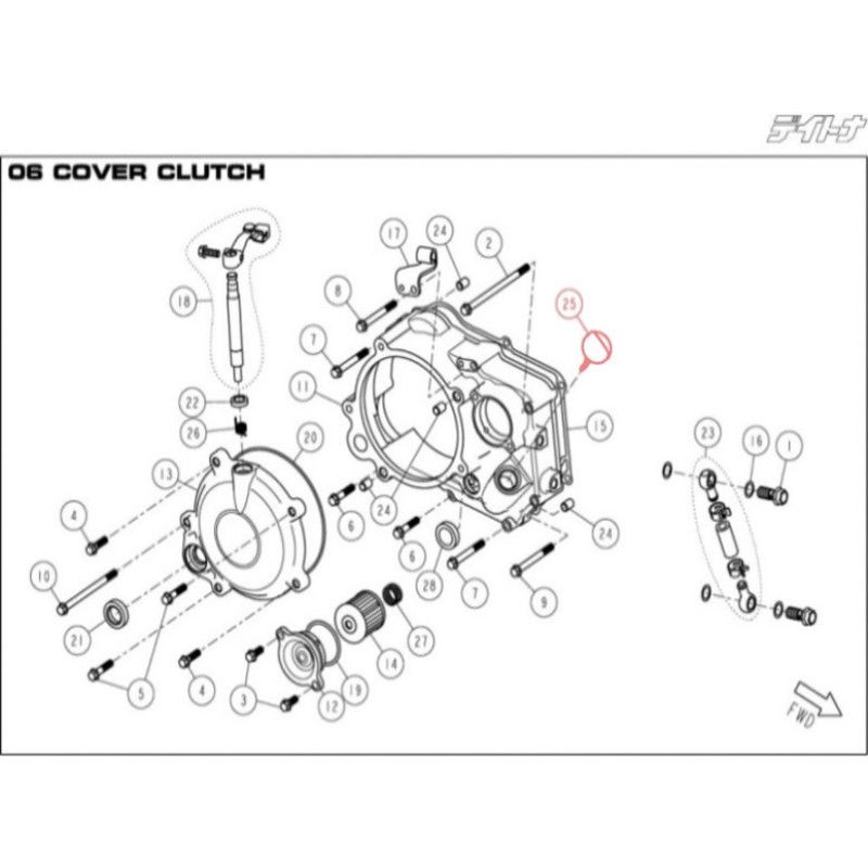 DAYTONA 190 Engine Oil Dipstick Cap - 86386  DAYTONA - 1