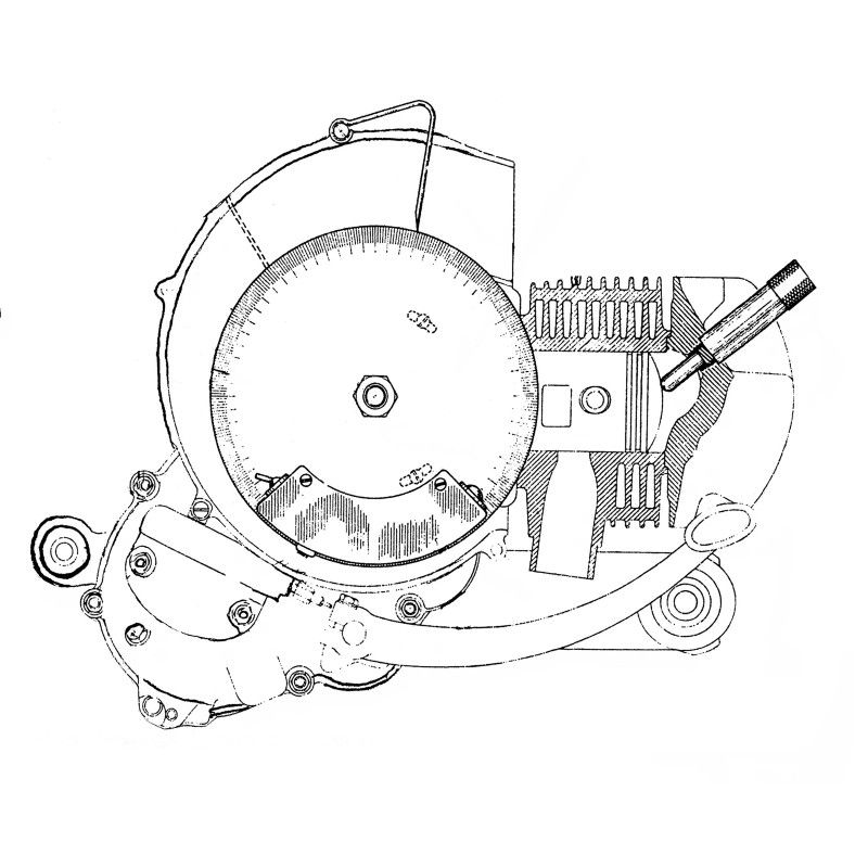 SIP 360° ignition adjustment gauge kit for Vespa Cono 20  SIP - 15