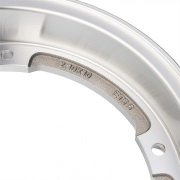 Cerchio SIP Tubeless MY - 2.10 Argento Per Vespa Classica 10" - 81061510  SIP - 6