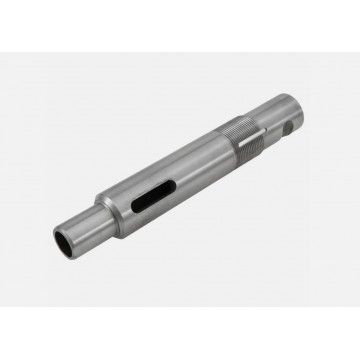 Insert tube for disc brake fork modification with steering lock hole for Vespa smallframe  VTR - 2