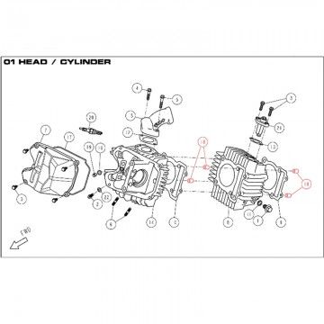Engine Centering Bushing 10 x 8.4 x 14 - 83720  DAYTONA - 1