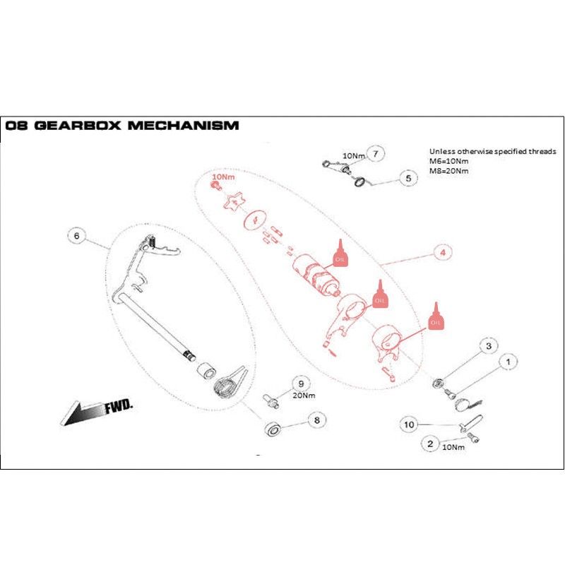 Desmo per motore DAYTONA 190 - 86421  DAYTONA - 1