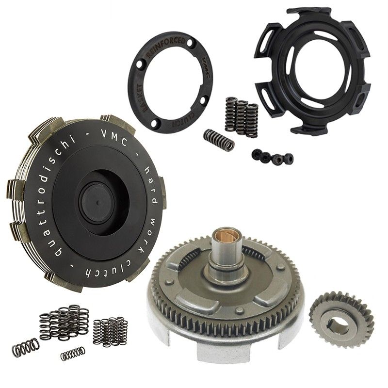 Primary Kit 27x69 STRAIGHT TEETH With Reinforced Basket and HardWork 4 Disc Clutch  VMC RACING - 1