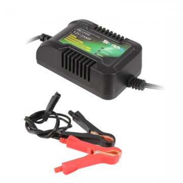 SKYRICH 6V/12V 1A Multifunction Battery Charger and Maintainer for LiFePO  SKYRICH - 1