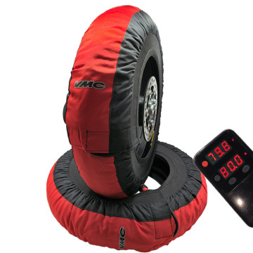 VMC PRO DIGITAL Tyre Warmers for 12" Rims, Pitbike, MiniGP, Motard, Scooter - Separate Temperature Control  VMC RACING - 2