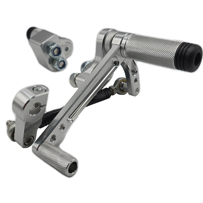 Complete right and left footrest kit for VMC FENIX Pitbike Motard  VMC RACING - 1