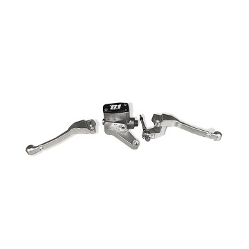VB-11 Brake Pump and Clutch Lever Kit OTTOPUNTOUNO 8.1 Vespa 50 L, N, R, Special – CNC Aluminum Ø 11 mm – Silver  ottopuntouno 8