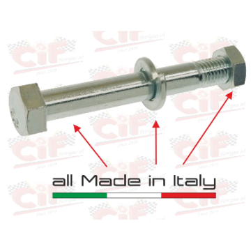 VITE (RESISTENZA 8.8) CHIAVE14 - M9x65 (COMPLETO DI RONDELLA E DADO) PER ATTACCO INFERIORE AMMORTIZZATORI POSTERIORI CIF : 5268 
