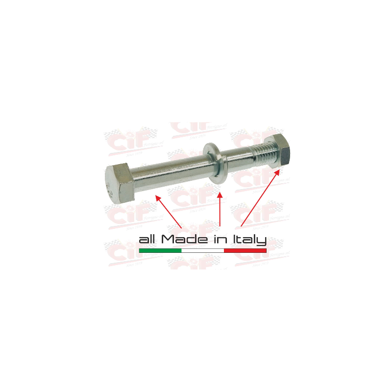 SCREW (RESISTANCE 8.8) KEY 14 - M9x65 (COMPLETE WITH WASHER AND NUT) FOR LOWER ATTACHMENT OF REAR SHOCK ABSORBERS CIF : 5268  CI