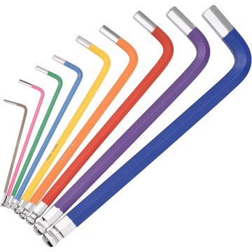 9 Piece Metric Hex Allen Key Set (1.5-10mm) – Ball End, CR-V Material, Multicolor  AVO - 11