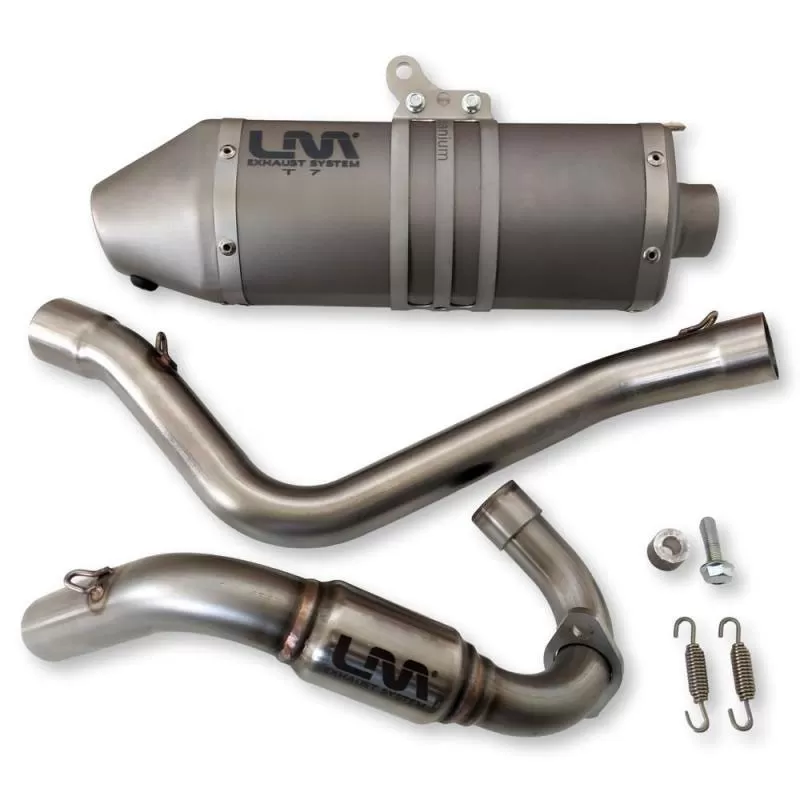 LM T7 COMPLETE EXHAUST FOR VMC Pitbike - DAYTONA 190  LM EXHAUST - 1