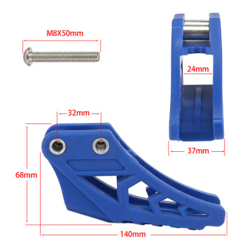 Chain guide for Pitbike swingarm - Mod A AVO - 16