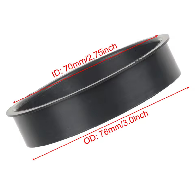 Universal 76mm to 70mm, 63mm, 60mm Rubber Reducer Ring for Cone Air Filter - 76mm to 70mm, 63mm, 60mm Adapter  AVO - 1