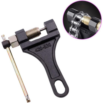 OHMG Kit Rivettatrice E Separatore Per Catene Moto E Bici – 13 Pezzi Con Punteruoli Da 2,2/2,9/3,8 Mm E Custodia - 2
