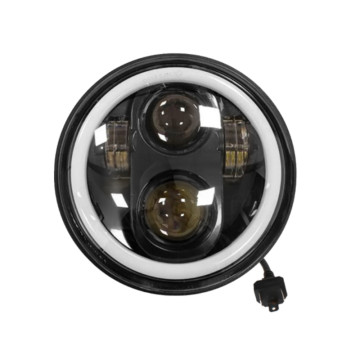 EVOK IRON LED COMPLETE FRONT HEADLIGHT FOR VESPA PX RMS: 246410107  EVOK - 1