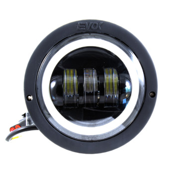 EVOK IRON LED COMPLETE FRONT HEADLIGHT FOR PIAGGIO SI FL2 RMS: 246410281  EVOK - 1