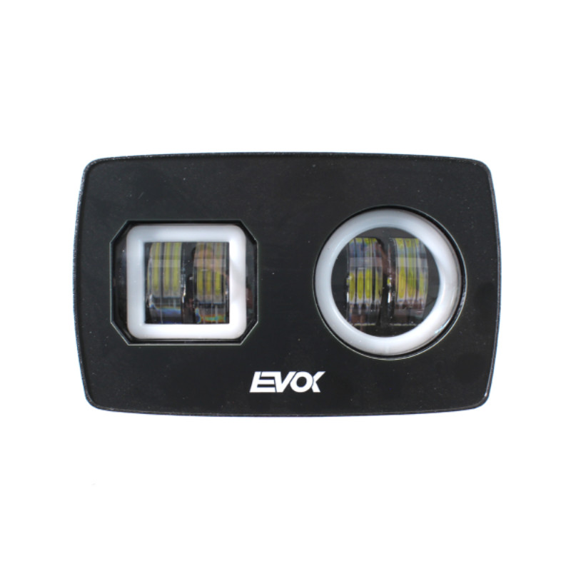 EVOK IRON LED RH LED HEADLIGHT FOR APE 50 DOUBLE HEADLIGHT RMS: 246472190  EVOK - 1