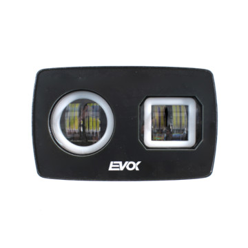 FANALE COMPLETO ANTERIORE SX IRON LED EVOK PIAGGIO APE 50 DOPPIO FARO RMS : 246472193  EVOK - 1