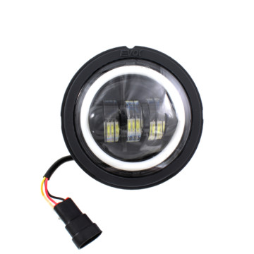 FANALE COMPLETO ANTERIORE EVOK IRON LED PER LAMBRETTA LI RMS : 246472191  EVOK - 1