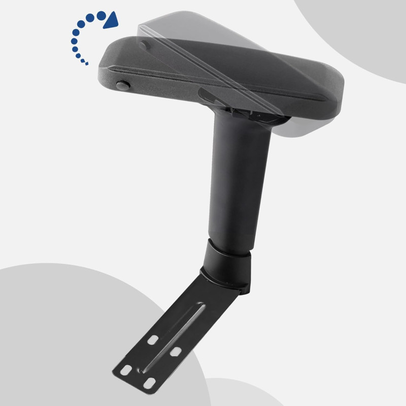 Coppia di braccioli regolabili in altezza 4D, set di braccioli per sedia da ufficio da gioco  SPARK GAMING - 3
