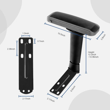 Coppia di braccioli regolabili in altezza 4D, set di braccioli per sedia da ufficio da gioco  SPARK GAMING - 6