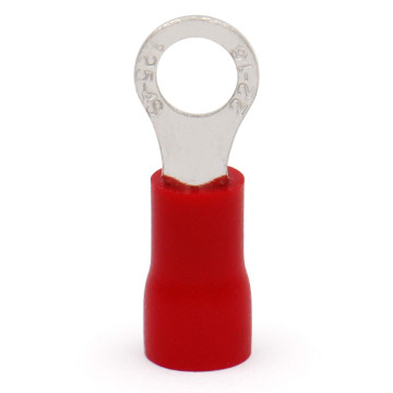 Terminale a Crimpare ad Anello Isolato Rosso M4 ( 4  mm ) RV1.25-4  AVO - 3