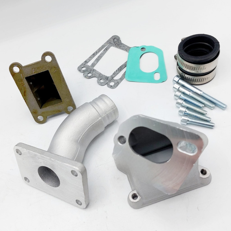 VMC PowerFlow manifold for Vespa small frame reed valve intake and 24mm carburetors  VMC RACING - 1