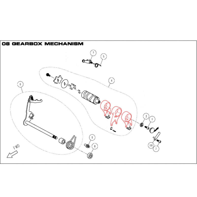 Desmo Daytona 190 FSM 4V Reinforced Forks  AVO - 1