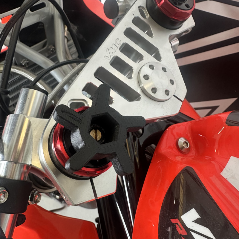GRM Fork Preload Adjustment - 15mm Hex  VMC RACING - 1