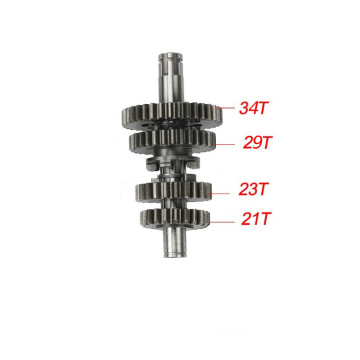 Secondary Gearbox Shaft For YX - ZR1 Optimized for motard - 1 and 2 Long 4 Short AVO - 2