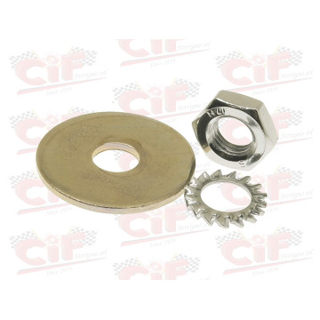 SPECIFIC NUT AND WASHER KIT FOR MOUNTING THE UPPER ATTACHMENT OF THE FRONT SHOCK ABSORBER CIF : 6425-KT  CIF - 1