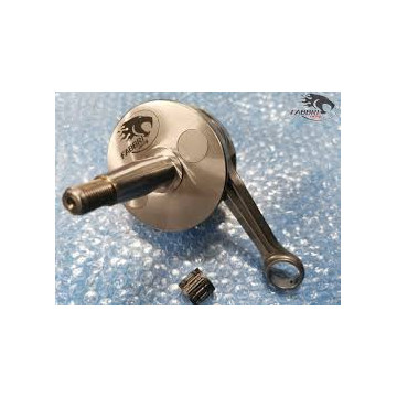 Albero motore FABBRI RACING a spalle Piene, corsa 54mm, biella 105mm, Spalle 87 per conversione Vespa PK50 XL/XL2 a 125cc (co  F