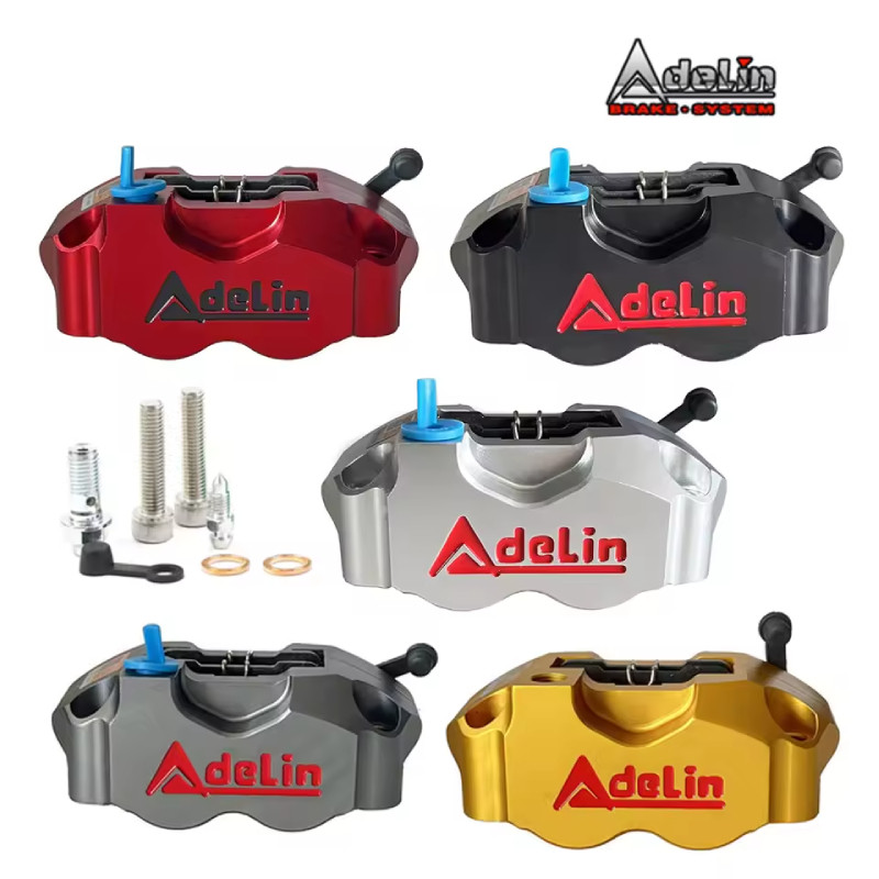 Pinza Freno Radiale Adelin ADL- 1 4 Pistoncini Interasse Fori 82mm  ADELIN - 1