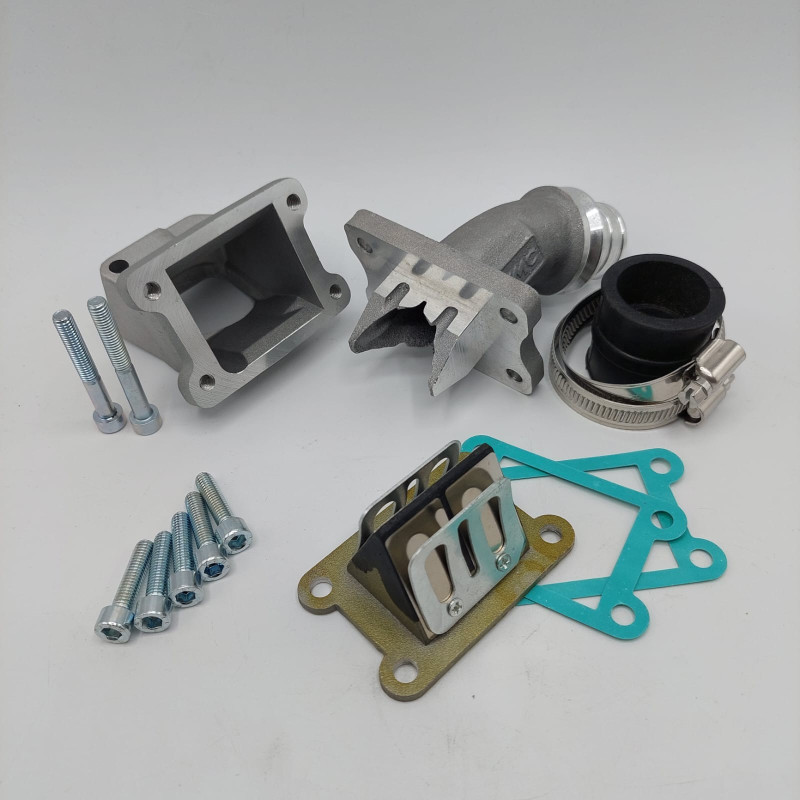 Collettore Lamellare VMC per telai PK per carburatori 22/24mm e carter 3 fori  VMC RACING - 3