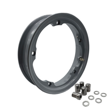 Cerchio In Lega Tubeless VMC 2.10 - 10 Grigio Pastello Per Vespa   - 1