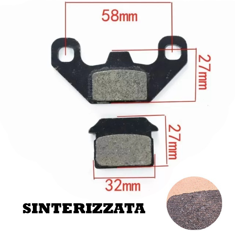 Pastiglie Freno Per Pitbike 50 - 250 cc Mod. 9 Sinterizzate  AVO - 1
