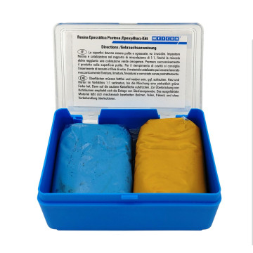 RESINA EPOSSIDICA BICOMPONENTE Weicon STUCCO METALLI ALTE TEMPERATURE 400g  WEICON - 1