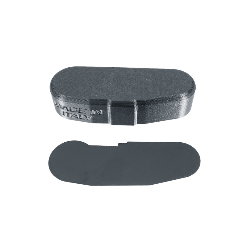 COPERCHIO MOLLEGGIO BRACCIO OSCILLANTE TRAMA CARBONIO EVOK VESPA PX 125-150CC/PE 200 RMS : 142620055  EVOK - 1