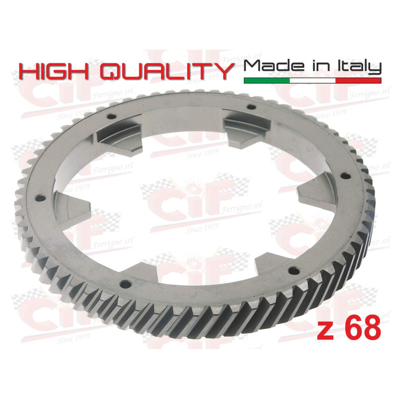 CORONA PARASTRAPPI DENTI ELICOIDALI Z68 CIF : 6568  CIF - 1