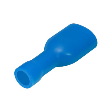 Terminale a Crimpare Femmina Completamente Isolato Blu ( 4,8 mm ) FDFD2-187  AVO - 3